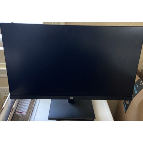 HP P244 23.8" Full HD 1920x1080 Display Monitor, Screen Damaged, For Parts only